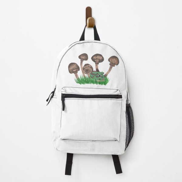Item preview, Frog in mushrooms designed and sold by graceymacarts.