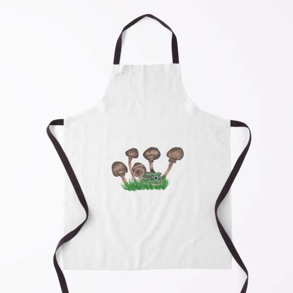 Item preview, Frog in mushrooms designed and sold by graceymacarts.