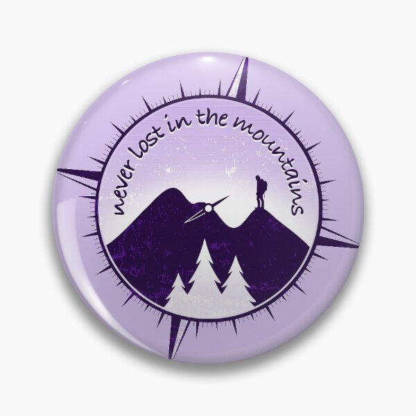 Item preview, Never Lost In The Mountains - Purple 02 designed and sold by serenaking.