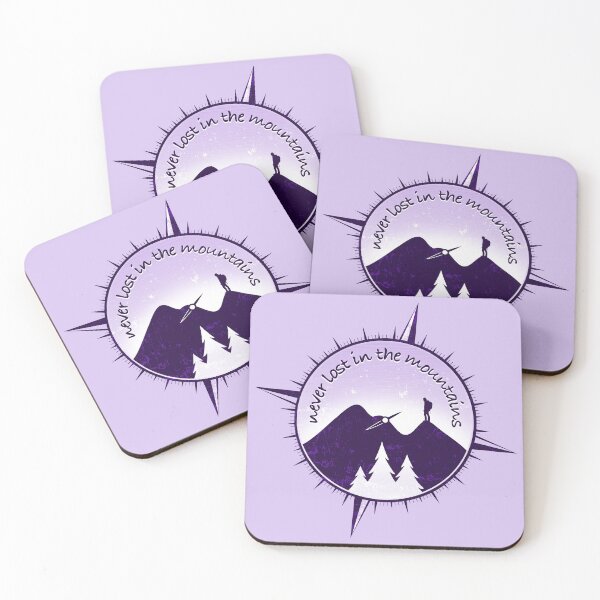 Item preview, Never Lost In The Mountains - Purple 02 designed and sold by serenaking.