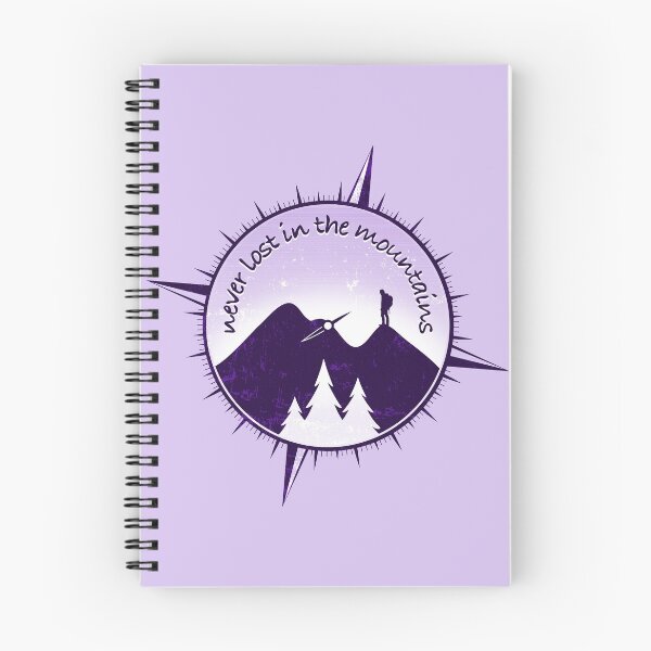 Item preview, Never Lost In The Mountains - Purple 02 designed and sold by serenaking.