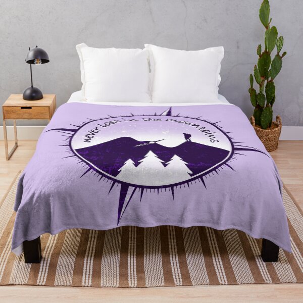 Item preview, Never Lost In The Mountains - Purple 02 designed and sold by serenaking.