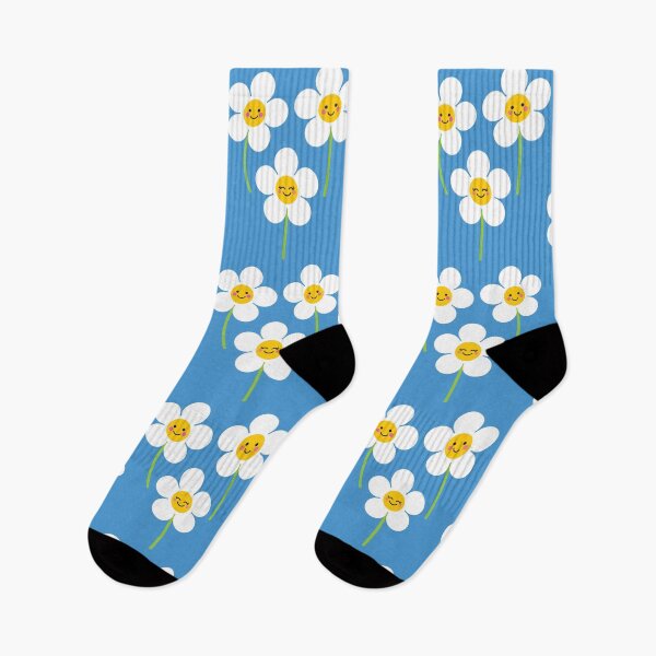 Item preview, Cute Kawaii Daisy Flowers designed and sold by VicEllisArt.