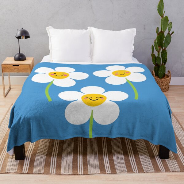Item preview, Cute Kawaii Daisy Flowers designed and sold by VicEllisArt.