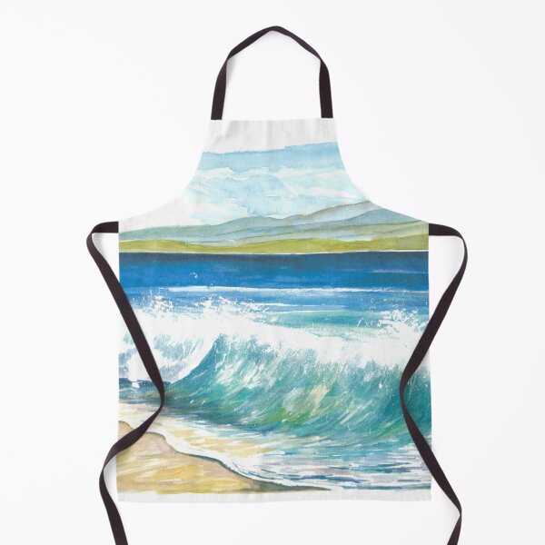 Item preview, Beach Breaking Waves with Spray in the Bay designed and sold by artshop77.