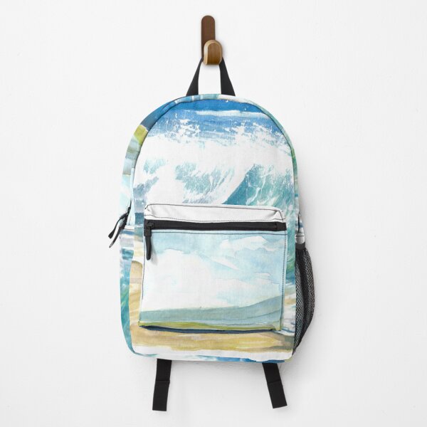 Item preview, Beach Breaking Waves with Spray in the Bay designed and sold by artshop77.