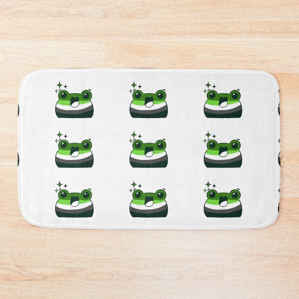 Item preview, Subtle Aromantic Pride Frog. Aromantic frog designed and sold by tiredandbored.