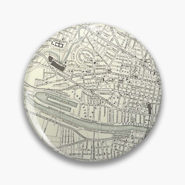Item preview, Vintage Map of Glasgow 1889 designed and sold by yourscotland.