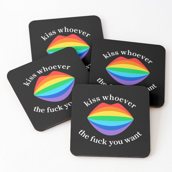 Item preview, Besa a quien quieras LGBT love peace rainbow designed and sold by CreatDifference.