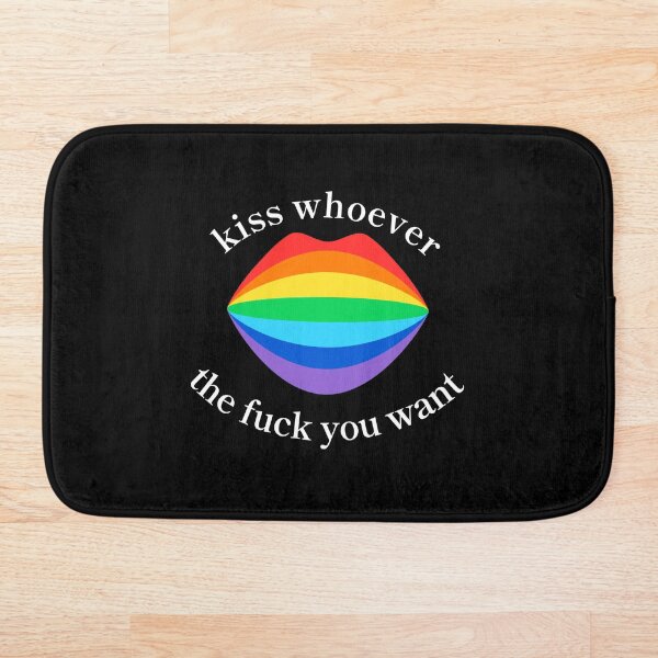 Artikelvorschau, Kiss whoever you want LGBT Liebe Frieden Regenbogen entworfen und verkauft von CreatDifference.