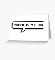 Padme Grußkarte