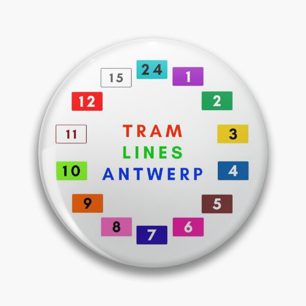 Item preview, Tram lines Antwerp designed and sold by TransportFans.