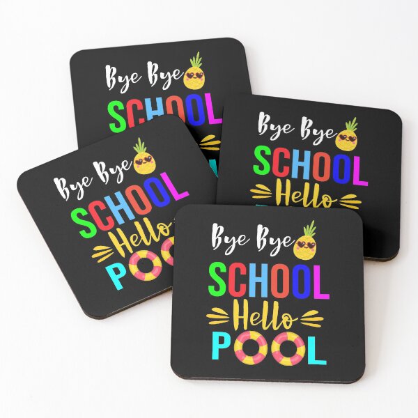 Item preview, Bye Bye School Hello Pool Shirt Summer Student Funny Teacher T-Shirt designed and sold by Raminovitch.