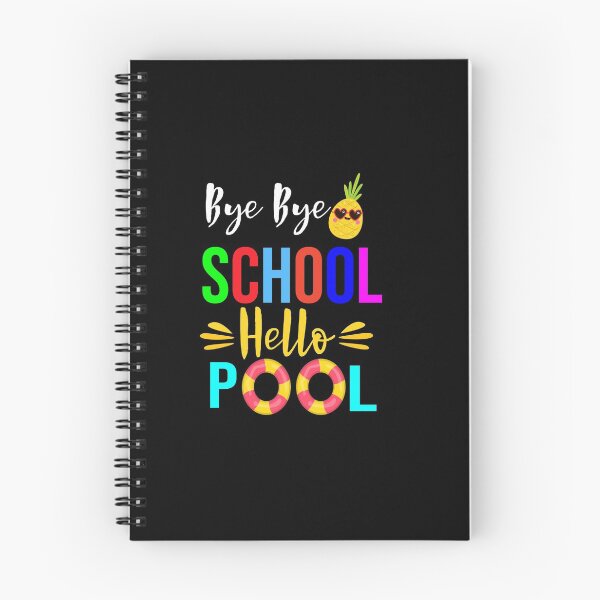 Item preview, Bye Bye School Hello Pool Shirt Summer Student Funny Teacher T-Shirt designed and sold by Raminovitch.