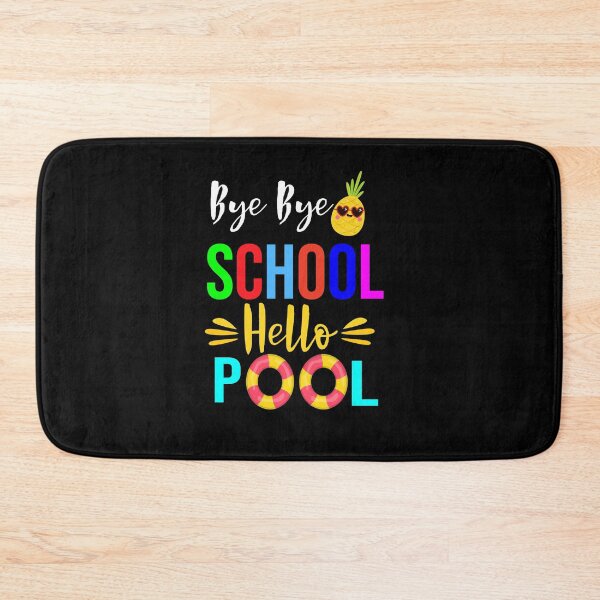Item preview, Bye Bye School Hello Pool Shirt Summer Student Funny Teacher T-Shirt designed and sold by Raminovitch.