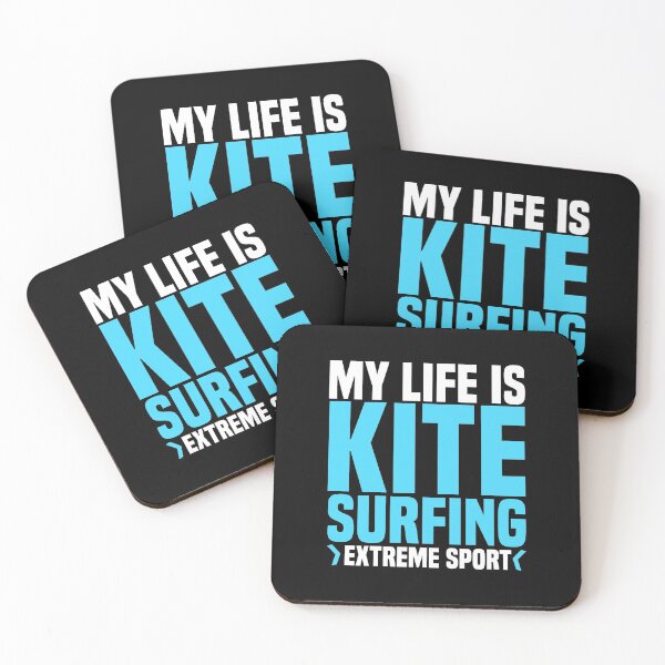 Item preview, My Life Is Kite Surfing Extreme Sport Kitesurf Kite Flying designed and sold by Nessshirts.