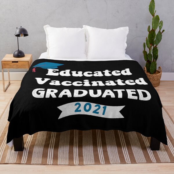 Item preview, Educated Vaccinated Graduated 2021 - Graduation Class designed and sold by VintagePathway.