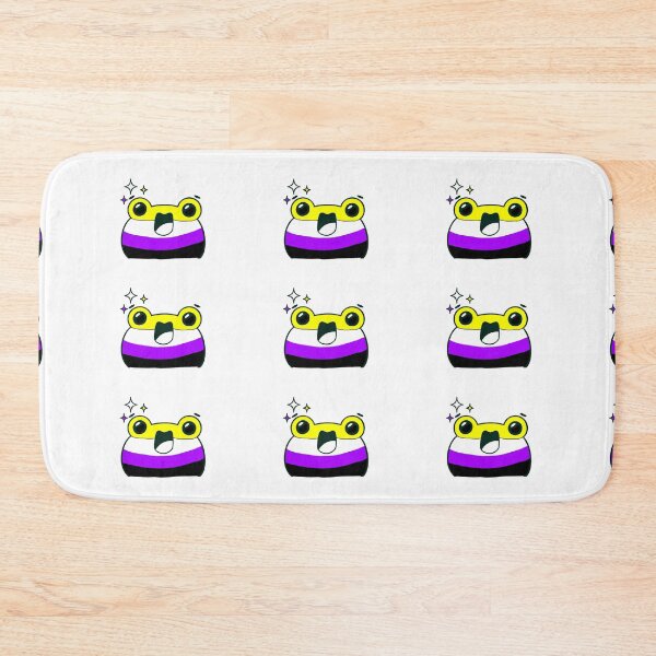 Item preview, Subtle Nonbinary Flag Pride Frog. Nonbinary frog designed and sold by tiredandbored.