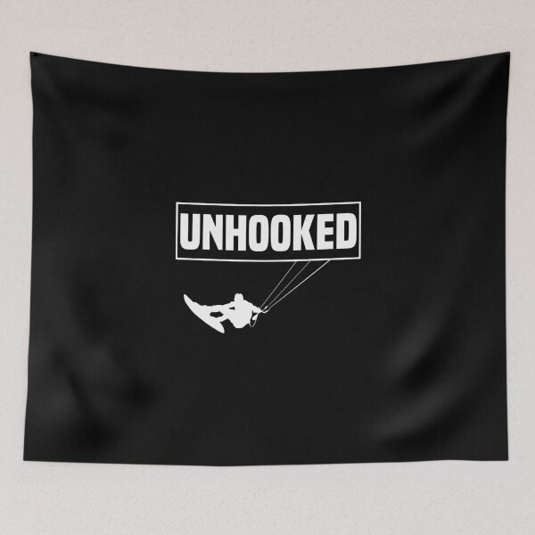 Item preview, Unhooked Kitesurfer Kite Flying Kiteboarding Kitesurf designed and sold by Nessshirts.