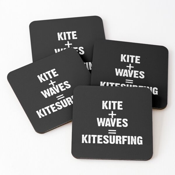 Item preview, Kite Plus Waves Equals Kitesurfing Kitesurfer Kite Flying designed and sold by Nessshirts.