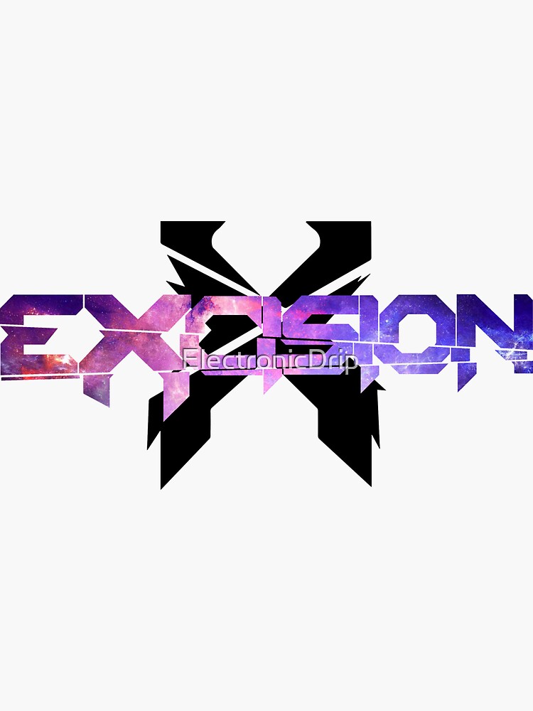 Thumbnail 3 von 3, Sticker, Purple Galaxy X Headbanger Dubstep designt und verkauft von ElectronicDrip.