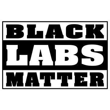 Artwork thumbnail, Black Labs Matter Essential Sticker by SW33TSP0T