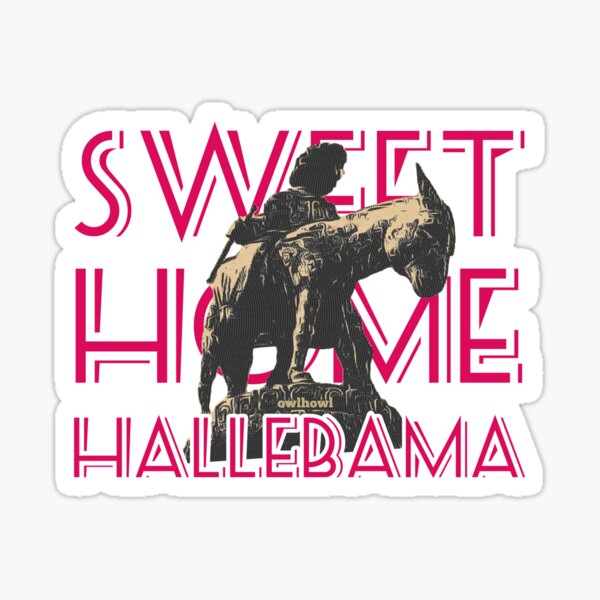 Sweet home Hallebama Esel Sticker