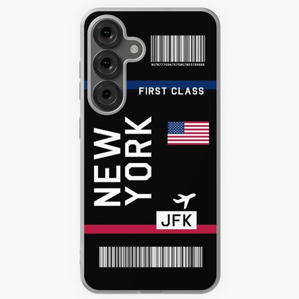 Item preview, Flight Ticket New York in black designed and sold by swaynowo.
