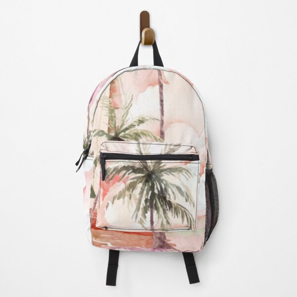 Item preview, Seamless watercolor coconut tree and sailboat pattern designed and sold by TAMBUGH.