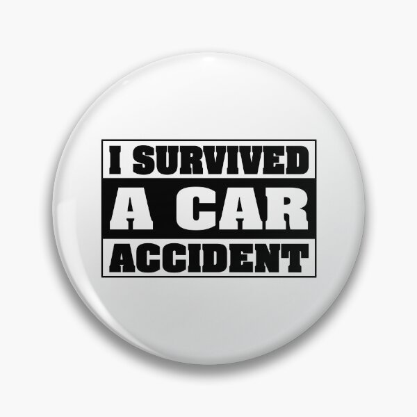 Item preview, I Survived A Car Accident Essential Sticker designed and sold by SW33TSP0T.