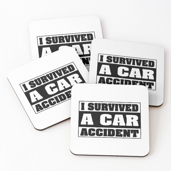 Item preview, I Survived A Car Accident Essential Sticker designed and sold by SW33TSP0T.