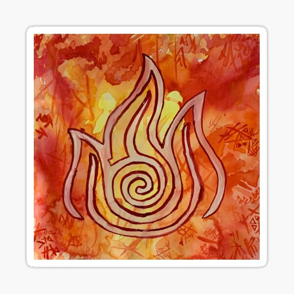 Fire Nation Symbol ATLA Sticker