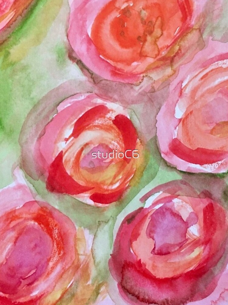 Thumbnail 4 of 4, iPhone Case, Romantic Roses designed and sold by studioC6.