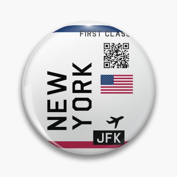 Item preview, Flight Ticket New York designed and sold by swaynowo.