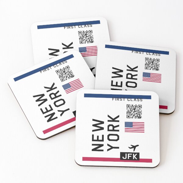 Item preview, Flight Ticket New York designed and sold by swaynowo.