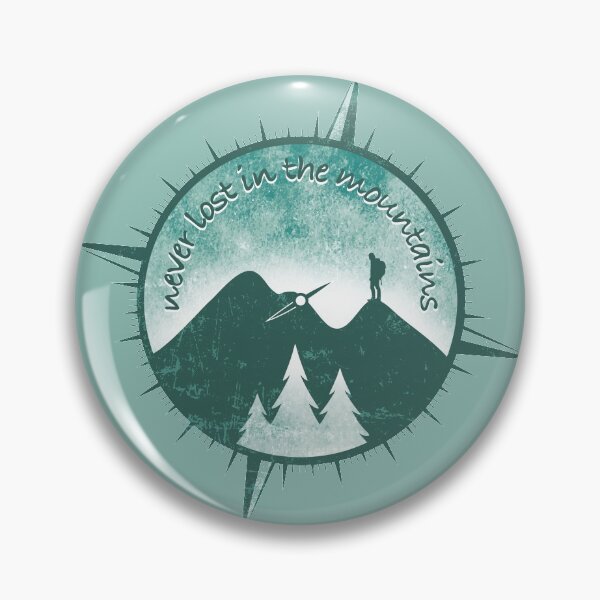 Item preview, Never Lost In The Mountains - Teal 02 designed and sold by serenaking.