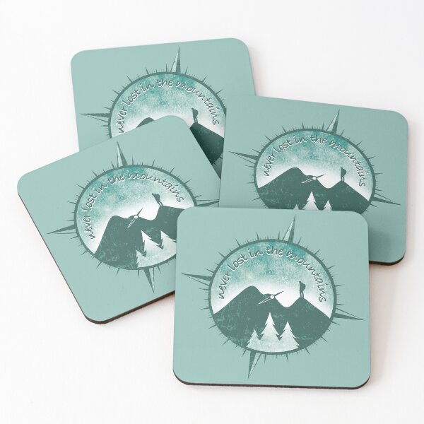 Item preview, Never Lost In The Mountains - Teal 02 designed and sold by serenaking.