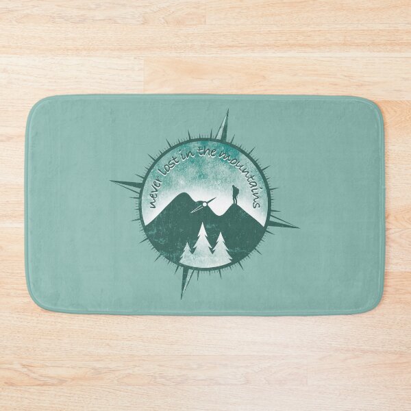 Item preview, Never Lost In The Mountains - Teal 02 designed and sold by serenaking.