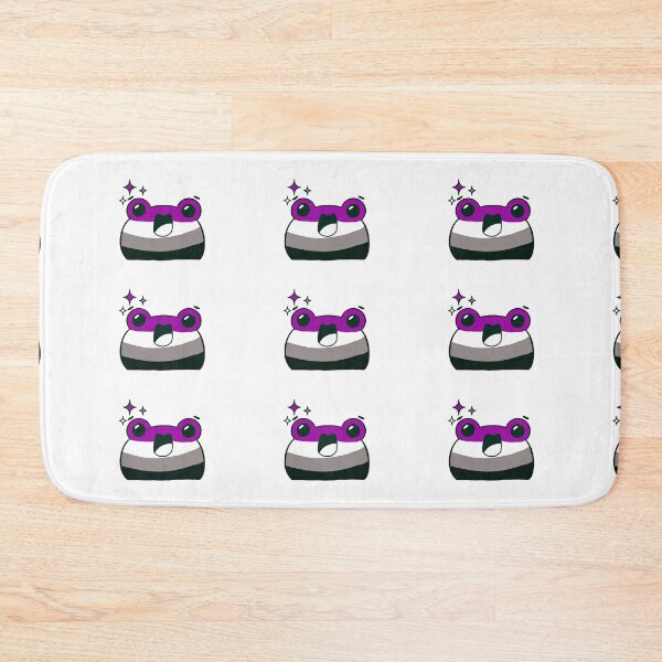 Item preview, Subtle Asexual Pride Frog. Asexual frog designed and sold by tiredandbored.