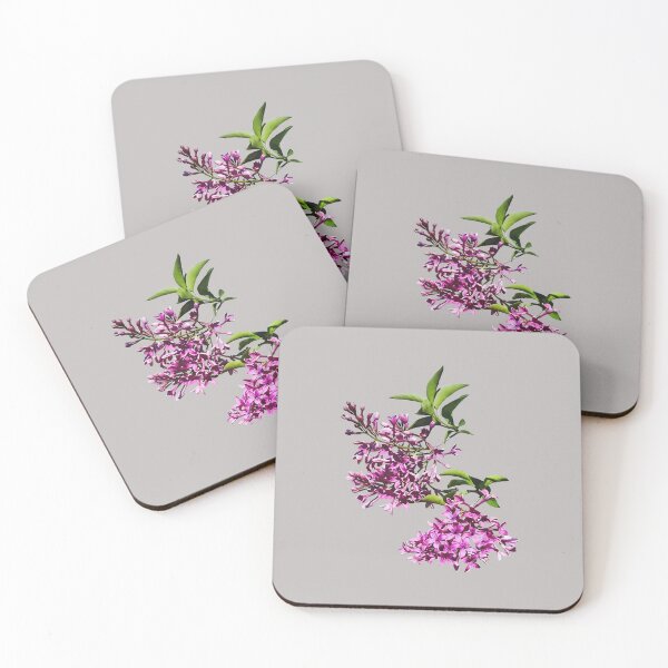 Item preview, Pink Lilacs and Leaves designed and sold by Susan Savad.