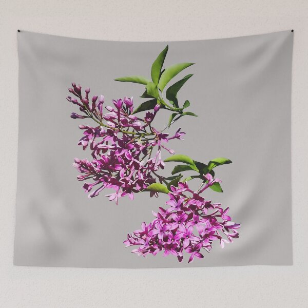 Item preview, Pink Lilacs and Leaves designed and sold by Susan Savad.