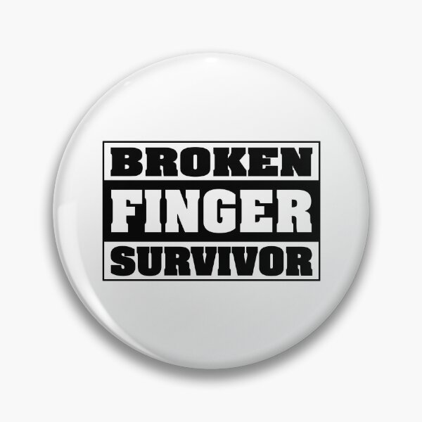Item preview, Broken Finger Survivor Essential Sticker designed and sold by SW33TSP0T.