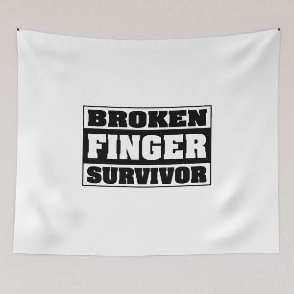 Item preview, Broken Finger Survivor Essential Sticker designed and sold by SW33TSP0T.
