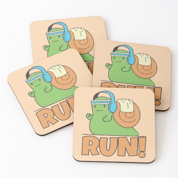 Item preview, Run! Funny Running Snail Design Perfect Gift For Runners designed and sold by PandaSoul.