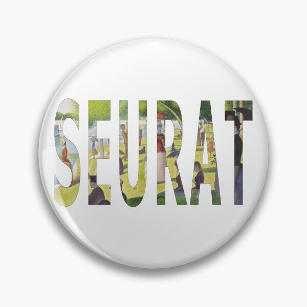 Item preview, A Sunday On La Grande Jatte Inside Seurat Name - Seurat Art In Letters designed and sold by molamode.