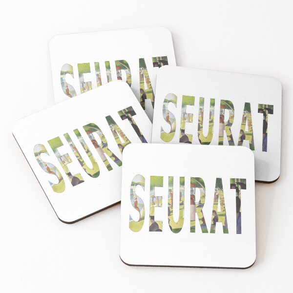 Item preview, A Sunday On La Grande Jatte Inside Seurat Name - Seurat Art In Letters designed and sold by molamode.