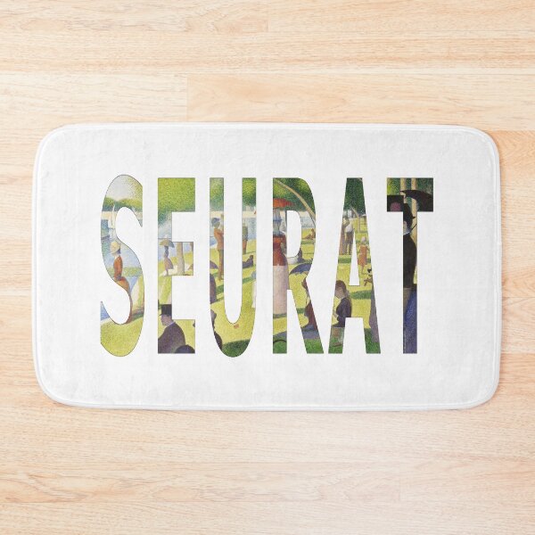 Item preview, A Sunday On La Grande Jatte Inside Seurat Name - Seurat Art In Letters designed and sold by molamode.