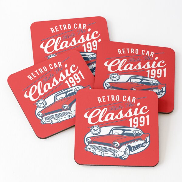 Item preview, Retro Car 1991 designed and sold by TabinGallery.