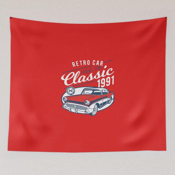 Item preview, Retro Car 1991 designed and sold by TabinGallery.