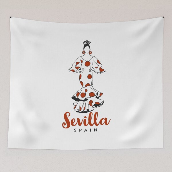 Item preview, Sevilla Seville Spain’s best of Seville flamencas flamenco  designed and sold by Tropical Blood.